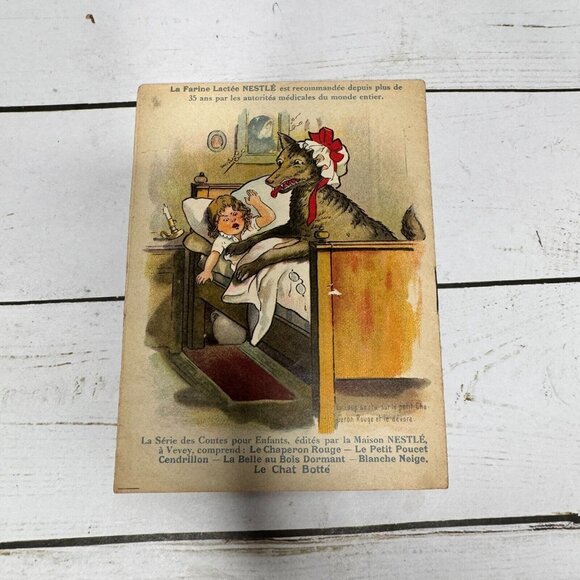 Vintage Le Petit Chaperon Rouge Nestlé Booklet - Little Red Riding Hood - RARE - Picture 3 of 6
